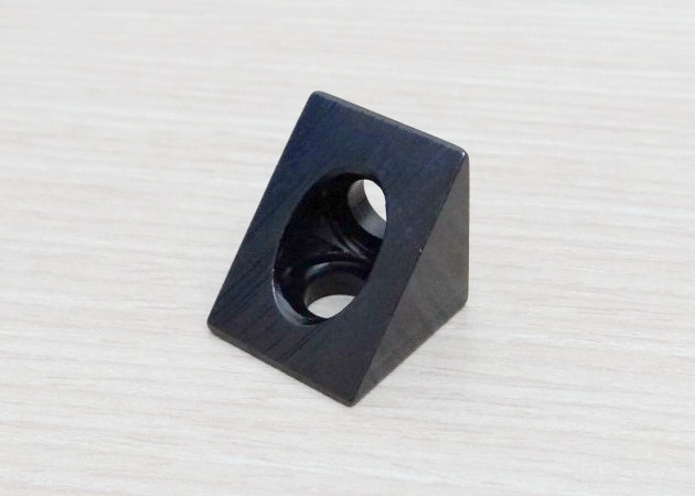 Black Angle Corner Connector