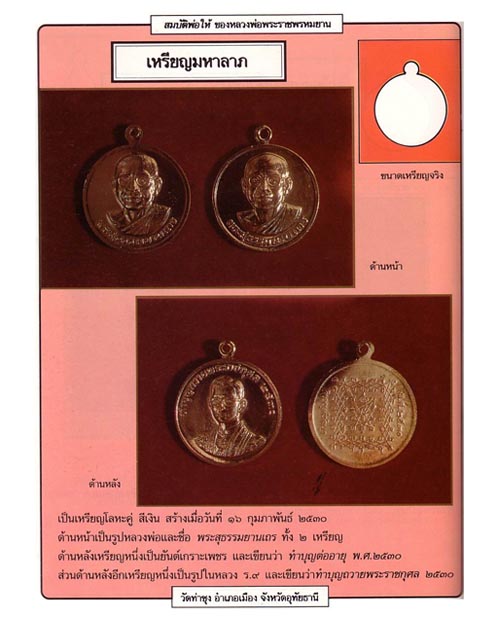 เหรียญในหลวง ร.9 หลังหลวงพ่อฤาษีลิงดำ (เหรียญมหาลาภ รุ่น2 เนื้อทองแดงชุบนิกเกิล) ปี30 วัดท่าซุง จ.อุทัยธานี