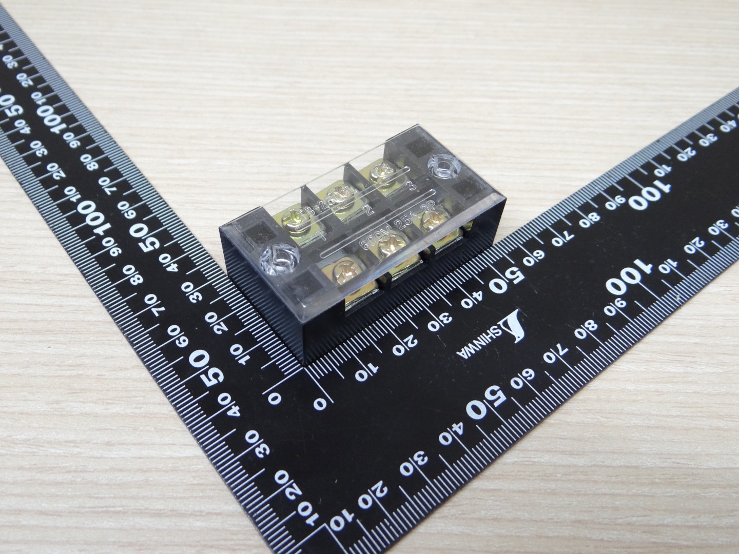 Terminal Blocks TB-2503 (600V 25A 3P) Patch Panel Wiring Row Junction Box