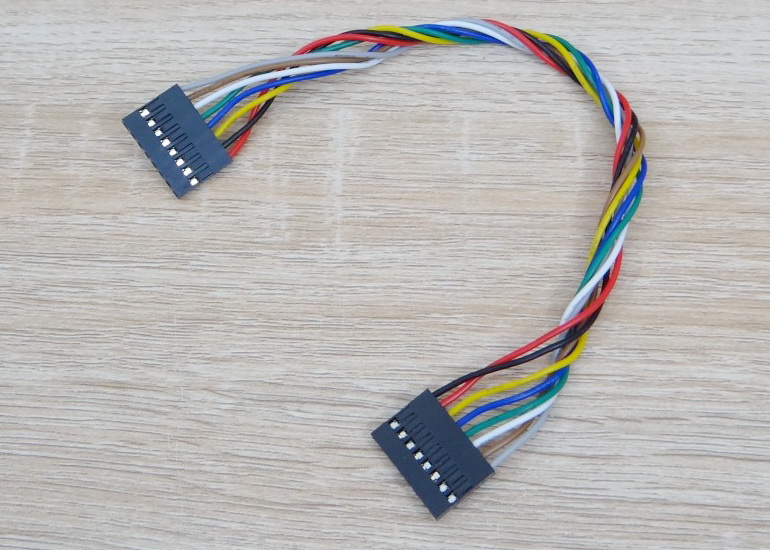สายไฟ 8 Pin Dupont Jumper cable 20cm (Female - Female)