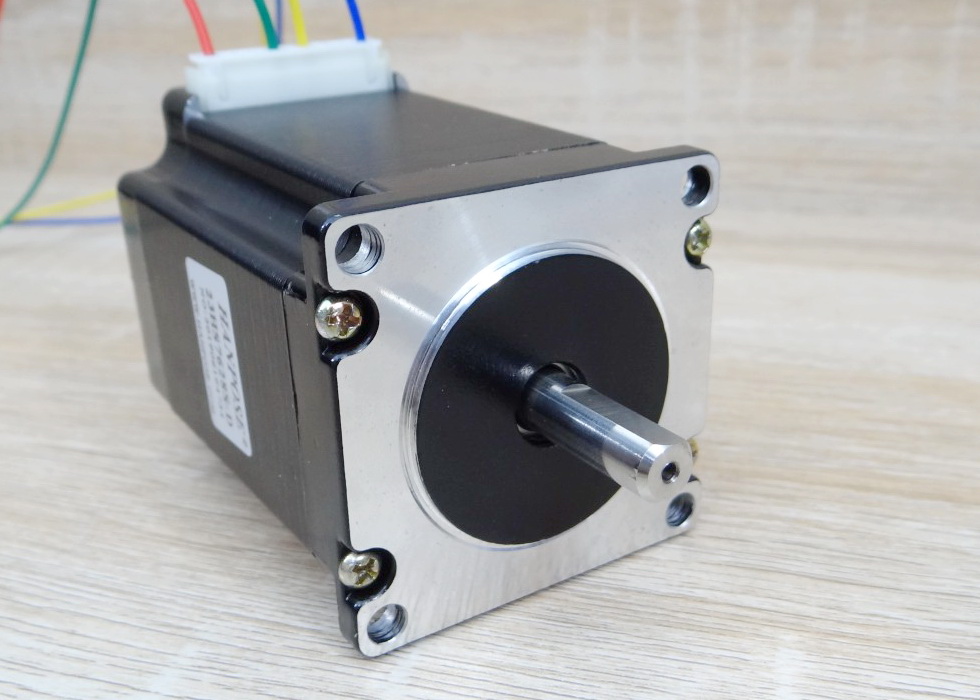 HANPOSE - Stepper Motor (Nema23) แรงบิด 1.89N.cm 2.8A (23HS7628S-SZ) Dual shaft 8mm