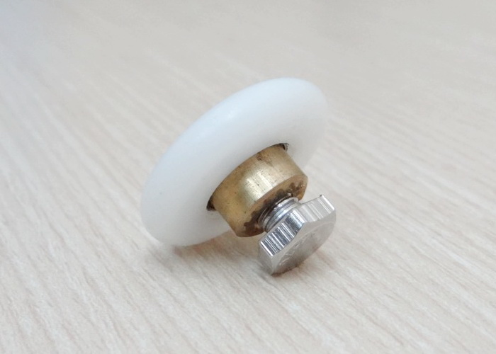 Nylon Pulley Sheave 27mm Diameter + Screw M6x12