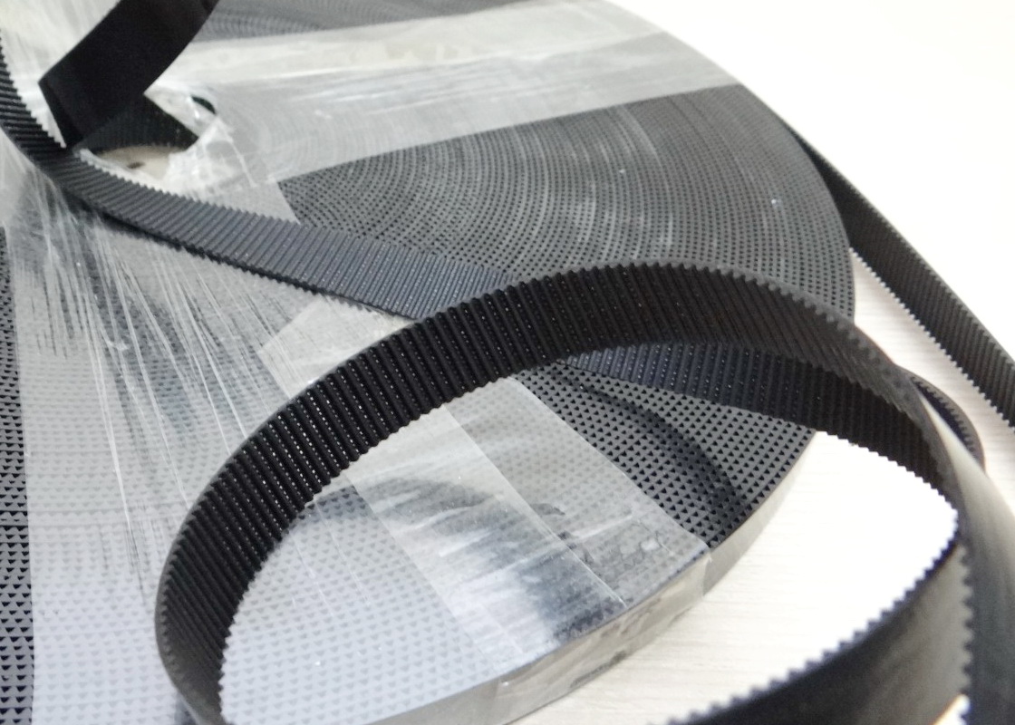 2GT-15mm PU Timing Belt Steel Core สีดำ (สานแถบเส้นเหล็กในสายพาน ราคา/1เมตร)