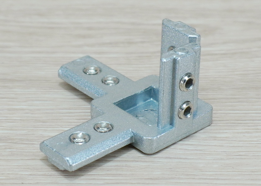 3 Way L-Bracket สำหรับ Series 30 Alu Profile (8-Hole)