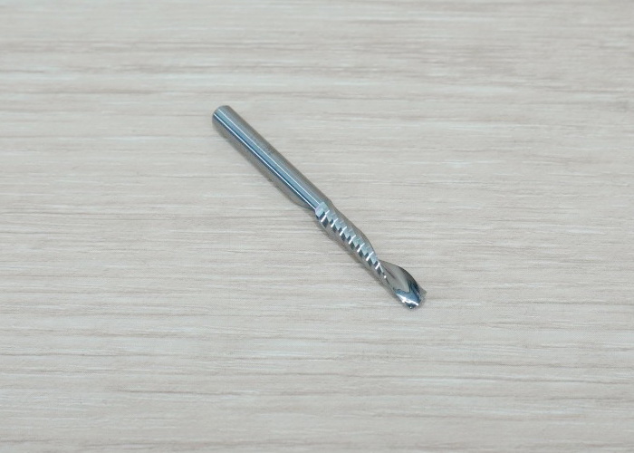 Wood/Acrylic - 3.175x3.175x17mm Single Flute Bit Carbide End Mill (SHKxCEDxCEL) เกรด 3A