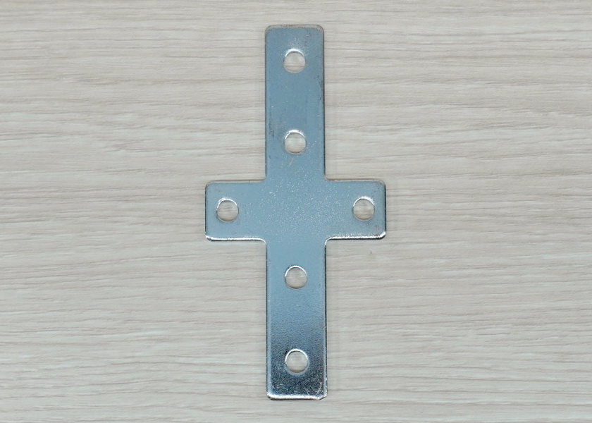 Cross Shaped Steel Joint Plate 6-Hole สำหรับ Series 20 Alu-Profile