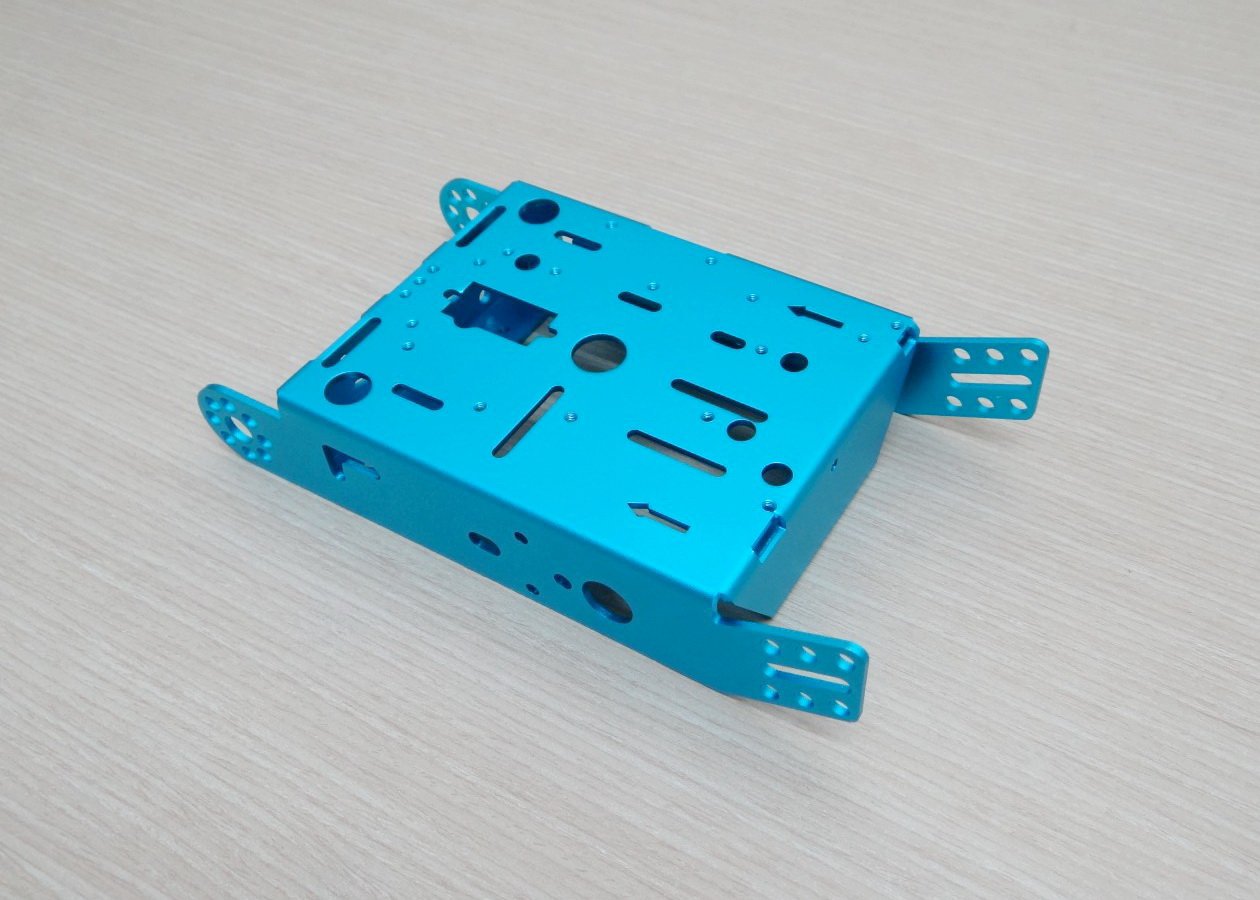 Aluminum Robot Chasis DIY (Blue)