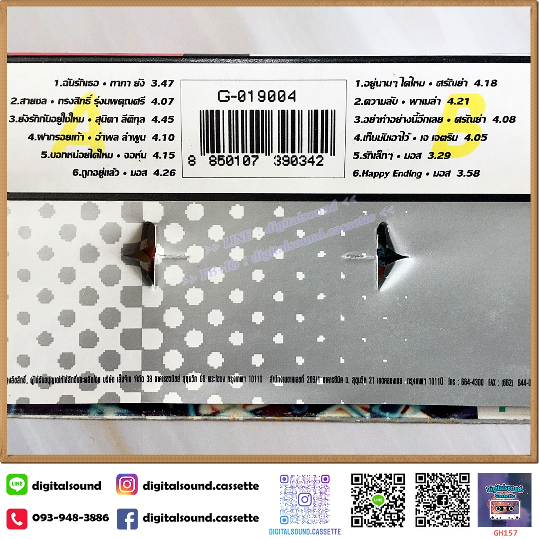 เทปคาสเซ็ท รวมศิลปิน GRAMMY อัลบั้ม HOT VOTE VOL 12