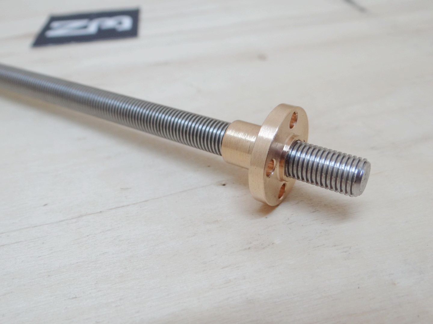 T8 Lead Screw Dia 8mm ยาว 400mm (Lead 1mm) + Copper Nut