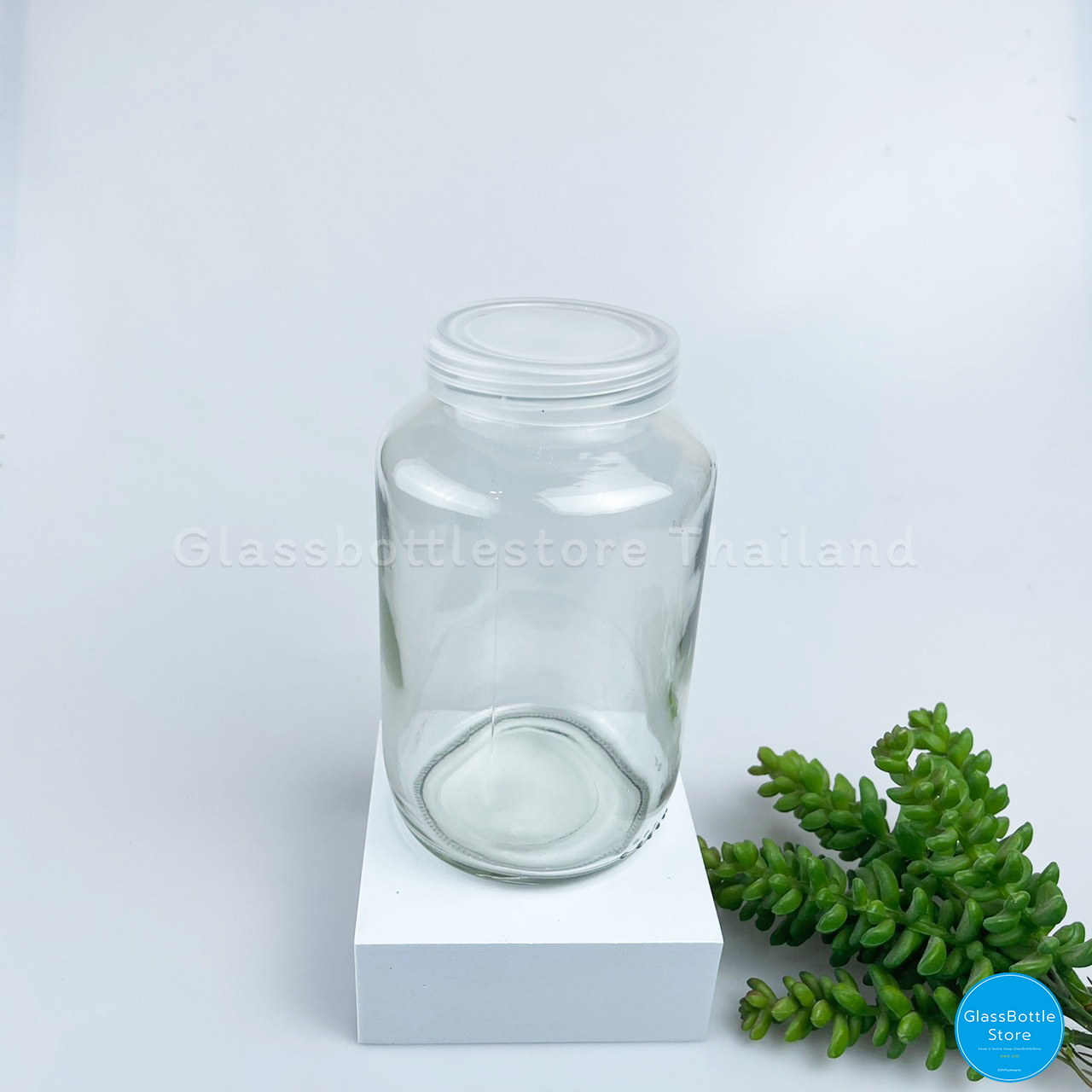 ขวดแก้ว แยม 720ml ฝาพลาสติก