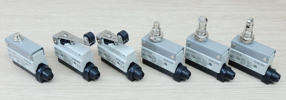 AZ-7121 Waterproof Micro Limit Switch - Long Lever Roller (Silver Contact)