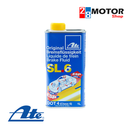 นํ้ามันเบรค Ate Dot4 SL6 (1 ลิตร)