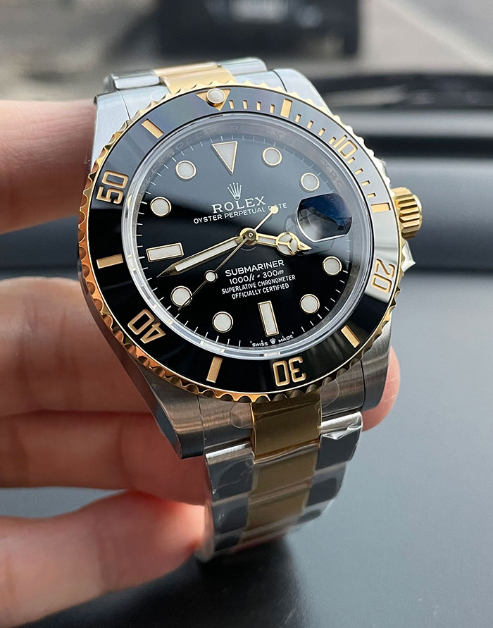 ROLEX SUBMARINER TWO TONE BLACK VSF