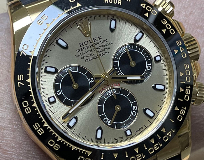 ROLEX DAYTONA YELLOW GOLD VSF