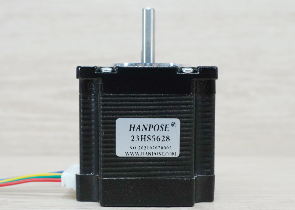 HANPOSE - Stepper Motor (Nema23) แรงบิด 1.26N.m 2.8A Shaft 6.35mm (23HS5628-6.35)