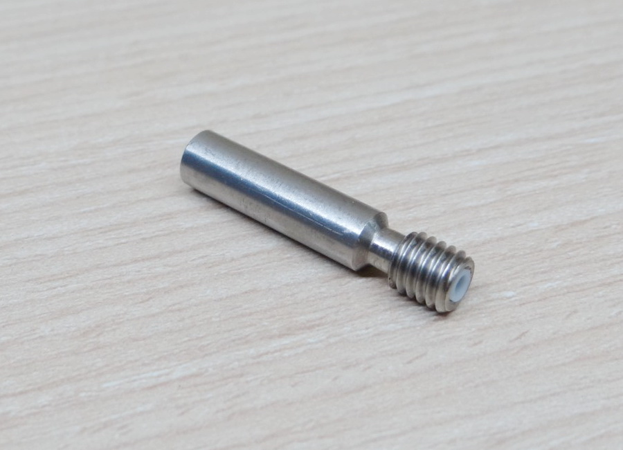 MK8 Long M6 Throat Tube 6*30mm Stainless Steel with Teflon Tube 1.75mm Filament