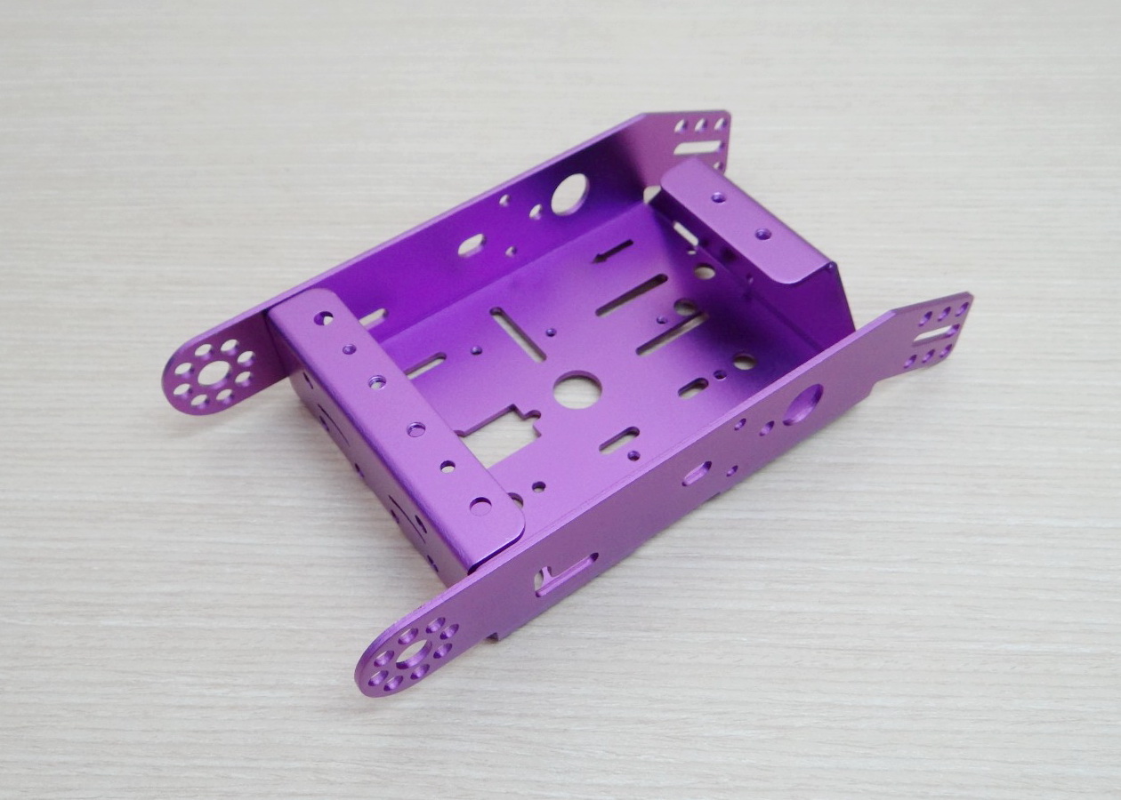 Aluminum Robot Chasis DIY (Purple)