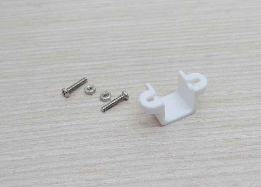Plastic Bracket for N20 Micro Gear Motor + nut screw (ชุด 2 อัน)