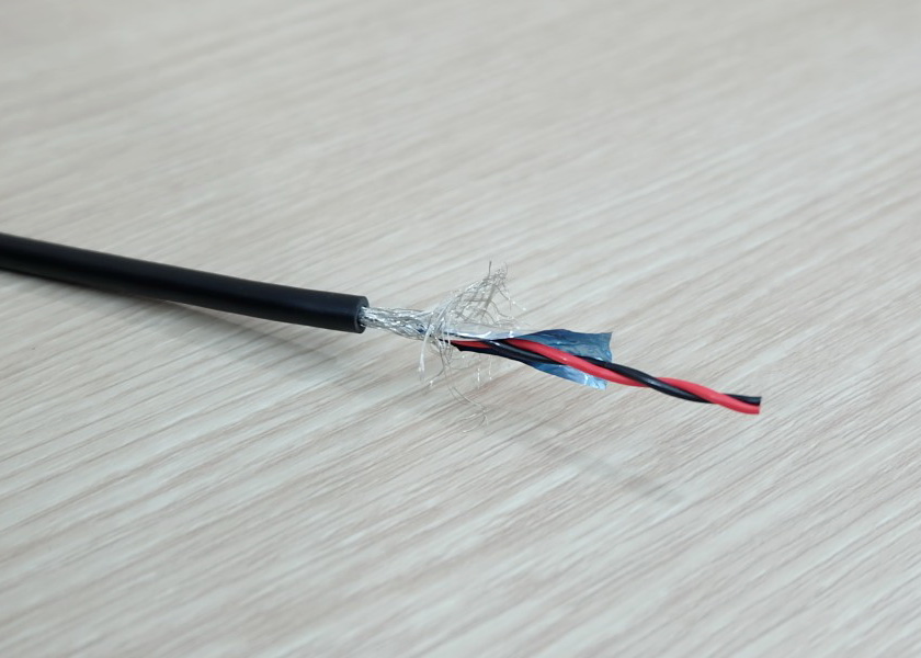 2 core X 0.3 mm² Shielded Wire RVSP Signal Line Shielded Twisted Pair (1m)