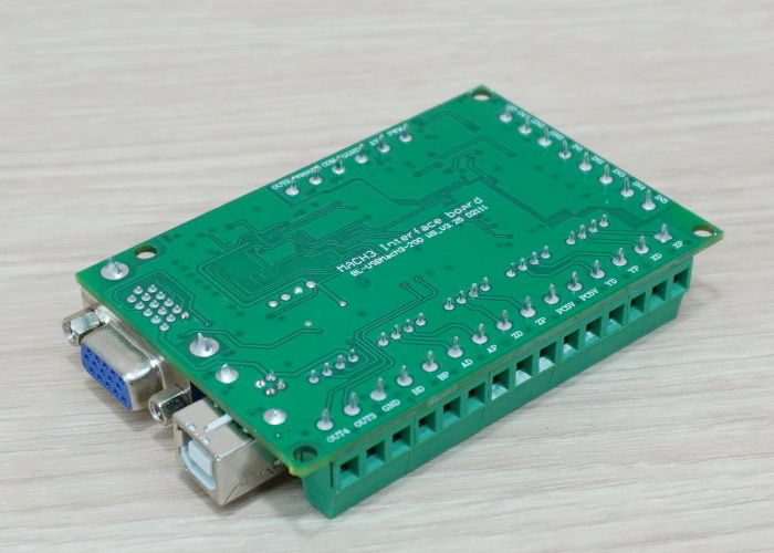 5-Axis USB V3.25 CNC Breakout Board 100KHz for MACH3 + สาย USB-1.35M