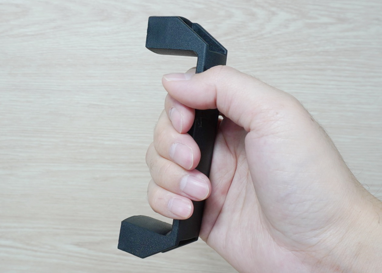 Plastic D-shape Handle Pull Knob 100mm (Hole Pitch 120 mm)