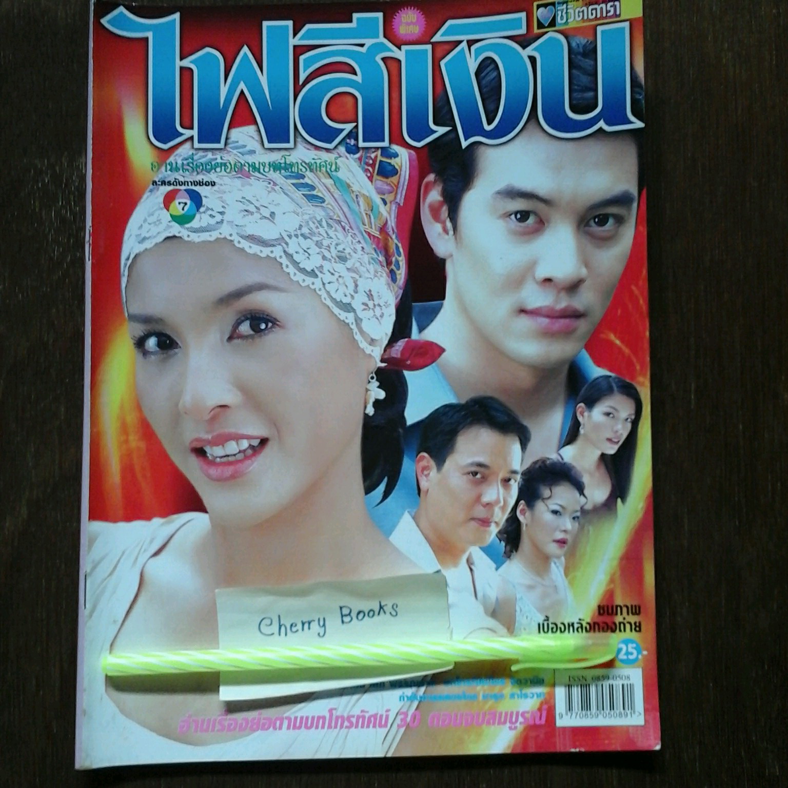 หนังสือเรื่องย่อละคร ไฟสีเงิน