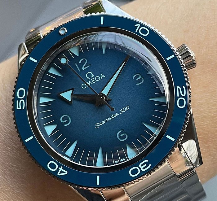 OMEGA SEAMASTER 300 HERITAGE SUMMER BLUE VSF
