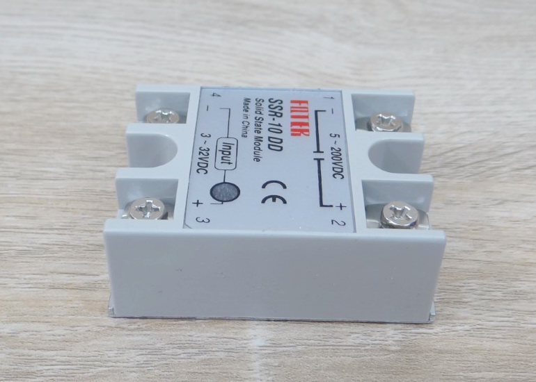 Solid State Relay SSR-10DD, 10A (5-200VDC /3-32VDC)