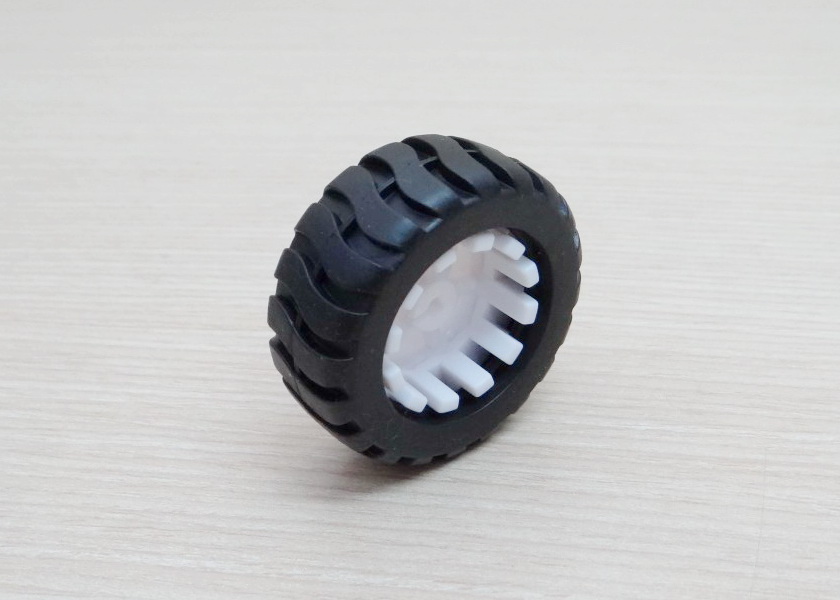 D-hole Rubber Wheel Suitable for N20 Motor D Shaft Tire Car Robot DIY