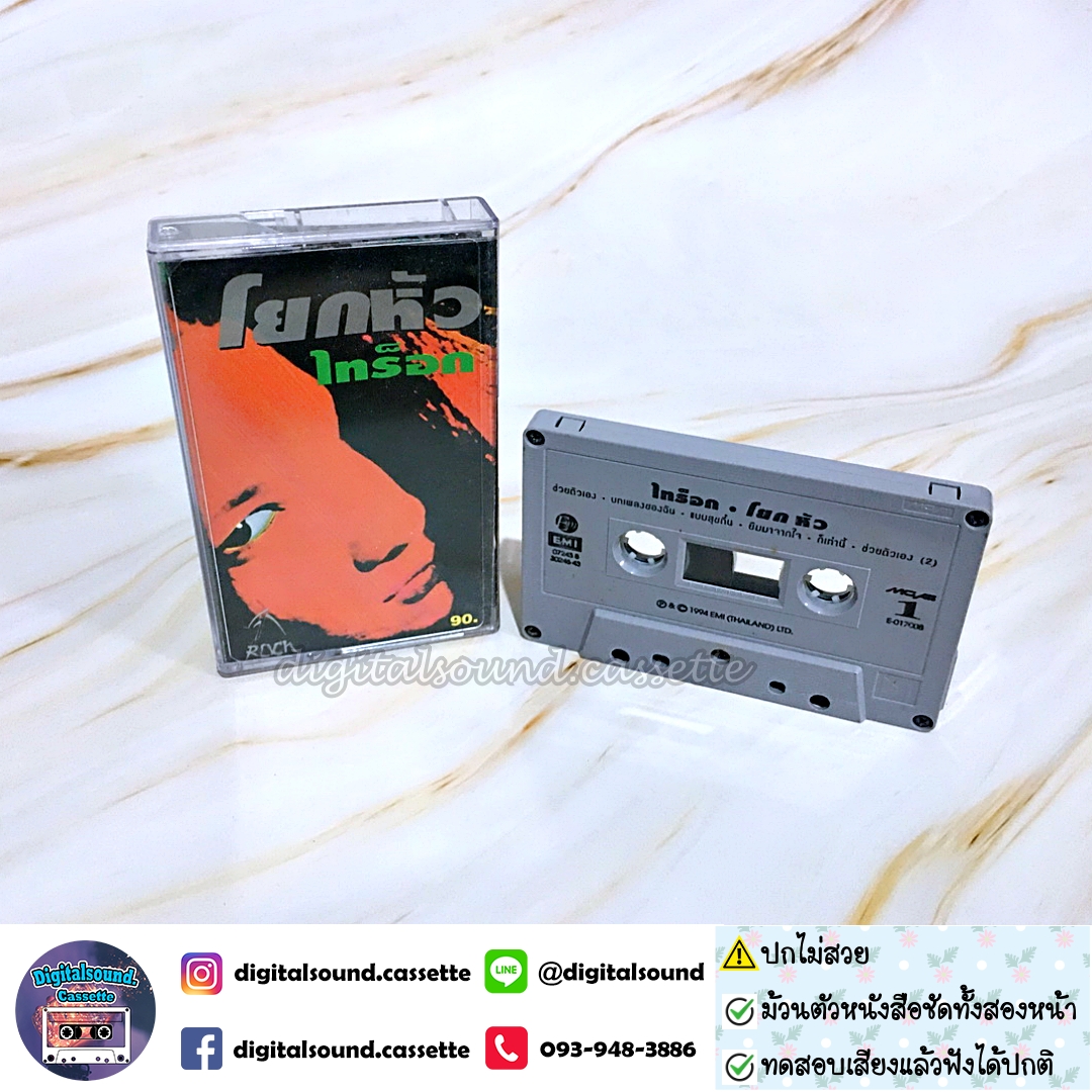 ขายเทปเพลง เทปคาสเซ็ท มศักดิ์ เตกวี (ไทร็อก) อัลบั้ม โยกหัว