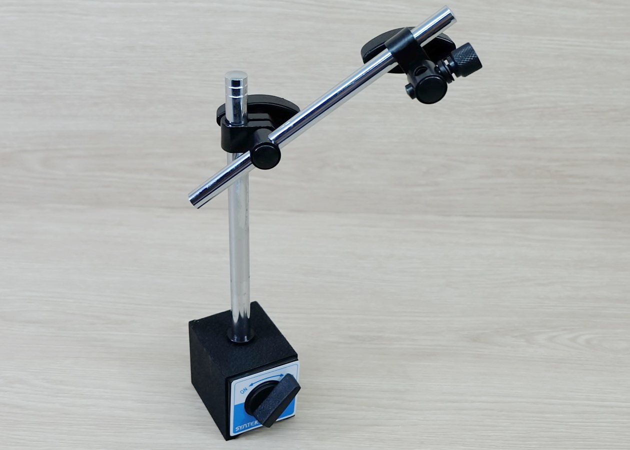 Syntek, Standard Double Rod Adjustable - Magnetic Base Stand Holder 80kg Suction