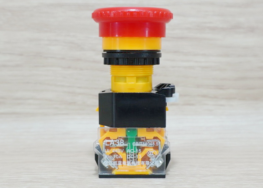 LA38-11ZS Emergency Stop Push Button Switch (1NO/1NC) AC440V(Max) 10A
