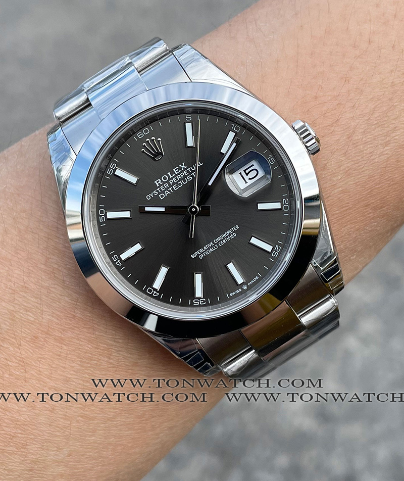 ROLEX DATEJUST41 RHODIUM (VSF)