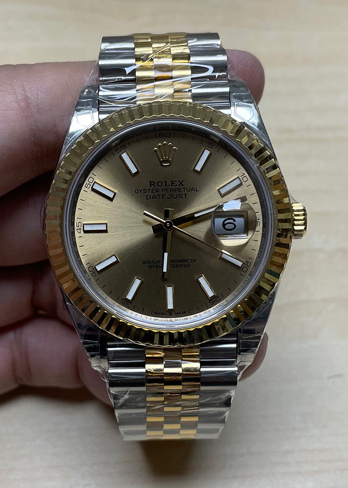 ROLEX DJ 41 MM. YELLOWGOLD VSF