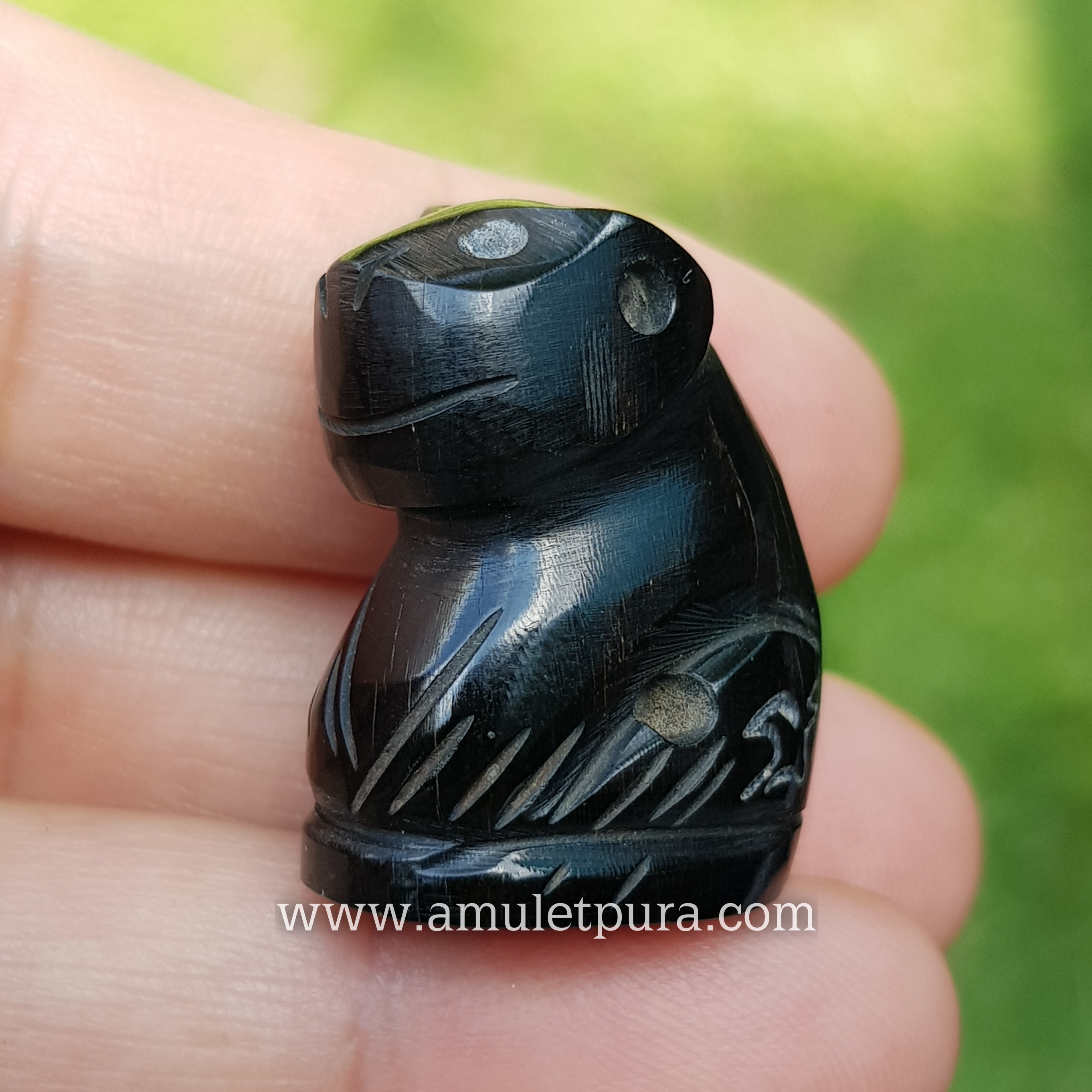 เสือเขาควายแกะอุดกริ่ง(พิมพ์จัมโบ้หุบปาก จารครบสูตร)รุ่นไตรมาส ปี44 หลวงพ่อเปิ่น วัดบางพระ จ.นครปฐม