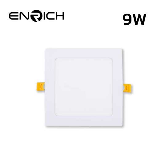 ดาวน์ไลท์ LED หน้าเหลี่ยม 9W ENRICH SLIM D