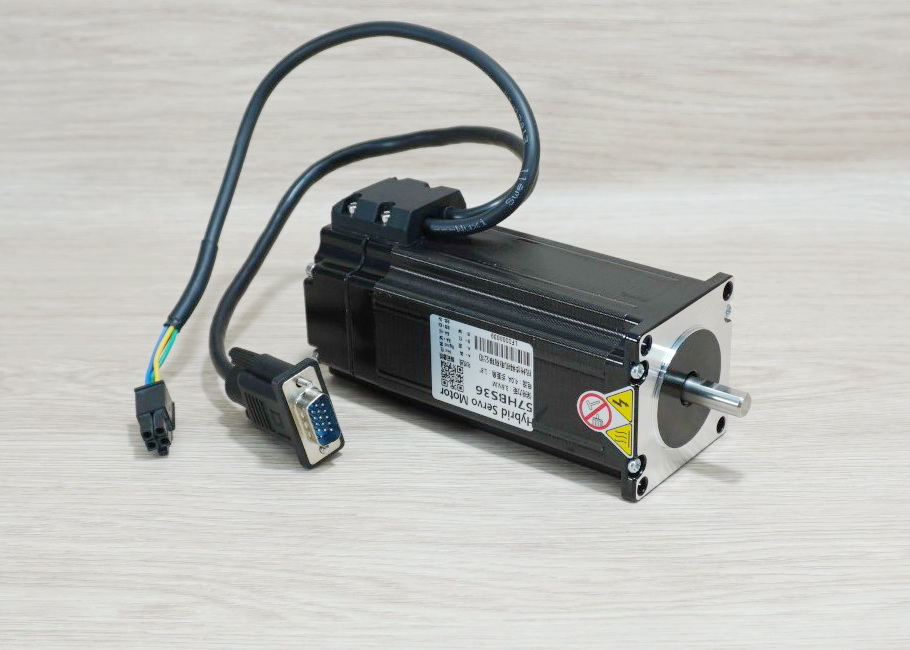 Hybrid Closed-Loop Stepper Motor (Nema23) 57HBS36 แรงบิด 3.6N.m 4A Shaft 8mm + HBS57 Driver