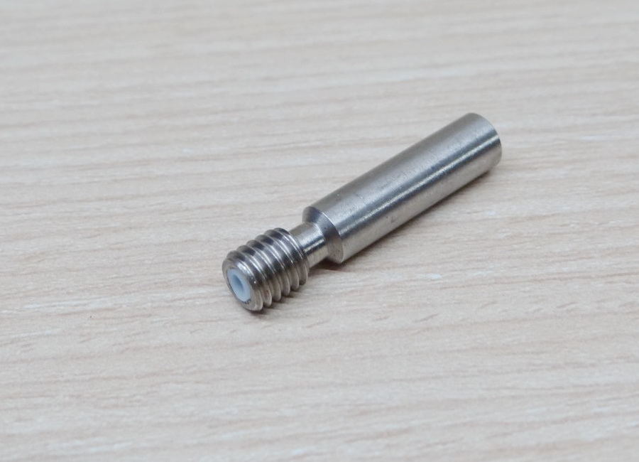 MK8 Long M6 Throat Tube 6*30mm Stainless Steel with Teflon Tube 1.75mm Filament