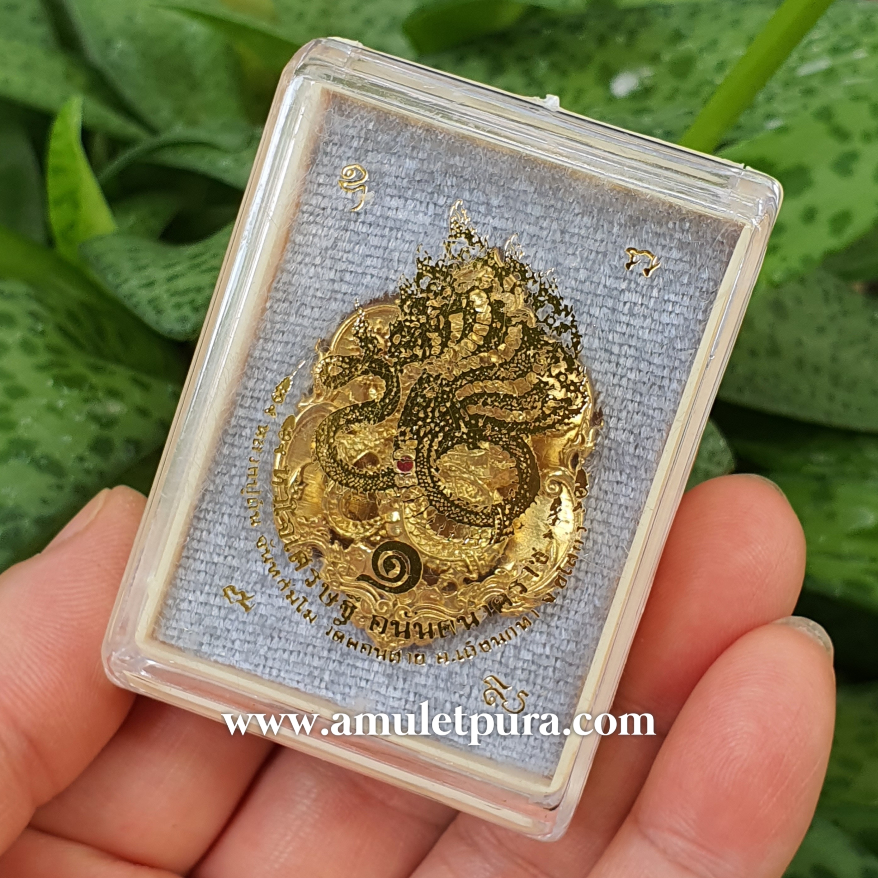 เหรียญหล่อหัวใจเศรษฐี พญาอนันตนาคราช (เนื้อทองท้องพระคลัง) ปี63 หลวงปู่ถิน วัดคอนสาย จ.ยโสธร (มีโค้ด หมายเลข 402)