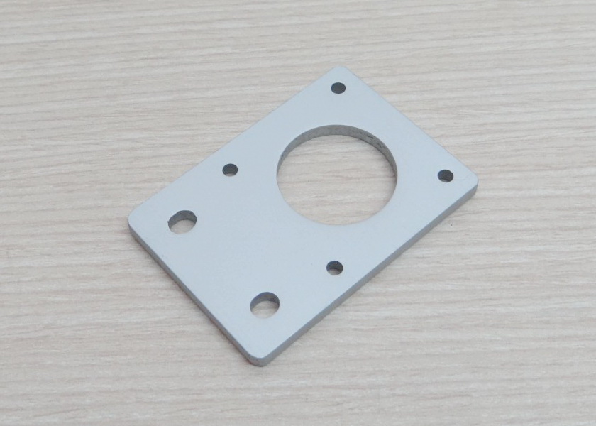 Aluminum Plate (white) Nema17 Stepper Motor Bracket - Thickness 4mm