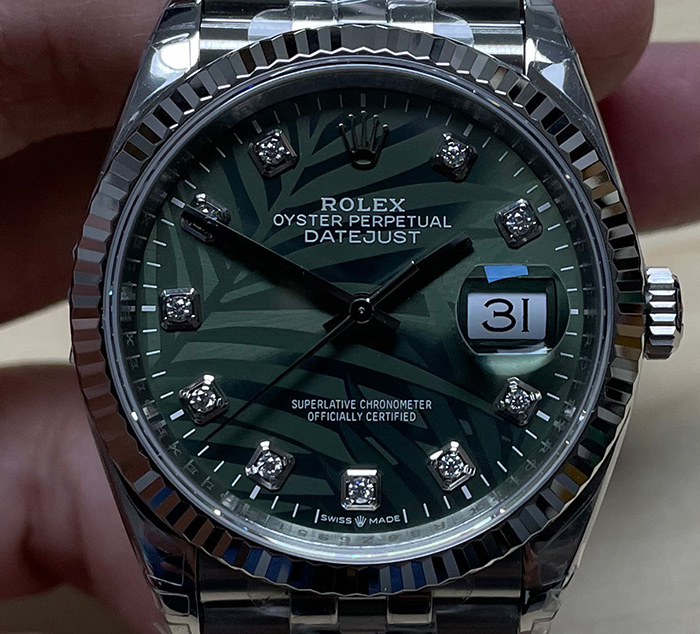 ROLEX DJ36 PALM MOTIF (VSF)