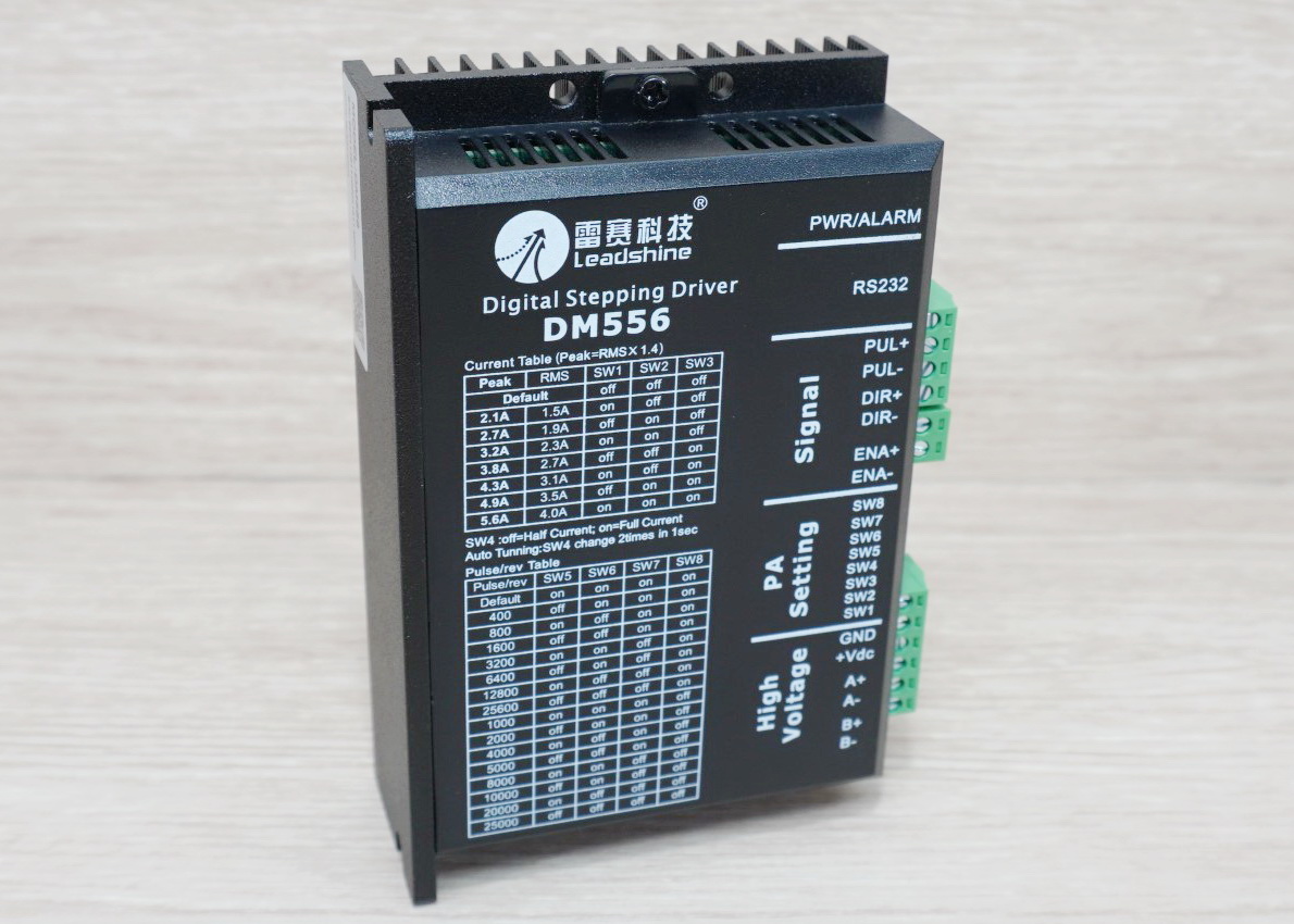 DM556 (Leadshine) Microstep Driver Peak 5.6A, 20-45 VDC 2-phase