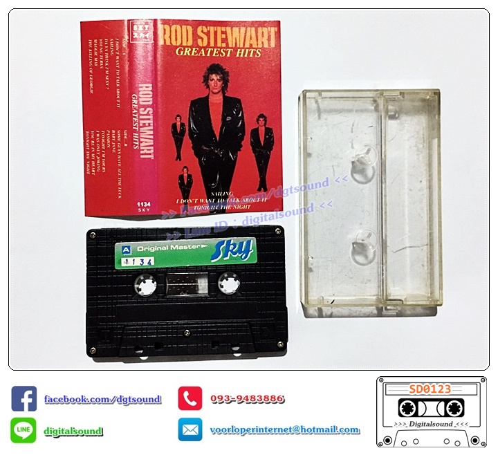 ม้วนเทป เทปคาสเซ็ท ROD STEWART อัลบั้ม GREATEST HITS