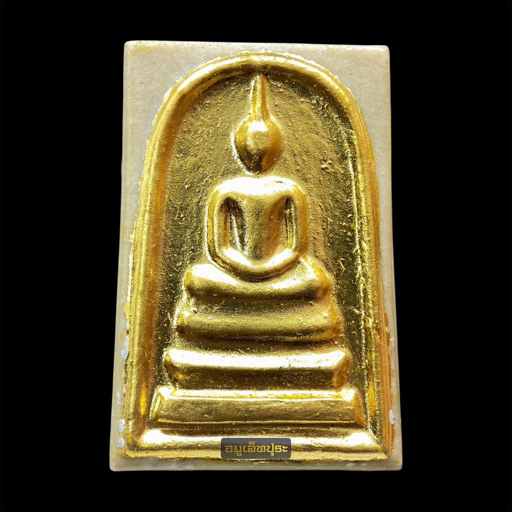 พระสมเด็จหลังรูปเหมือน พิมพ์ใหญ่ เนื้อผงพุทธคุณแก่น้ำมัน ปี18 หลวงปู่สี ฉนฺทสิริ วัดเขาถ้ำบุญนาค จ.นครสวรรค์