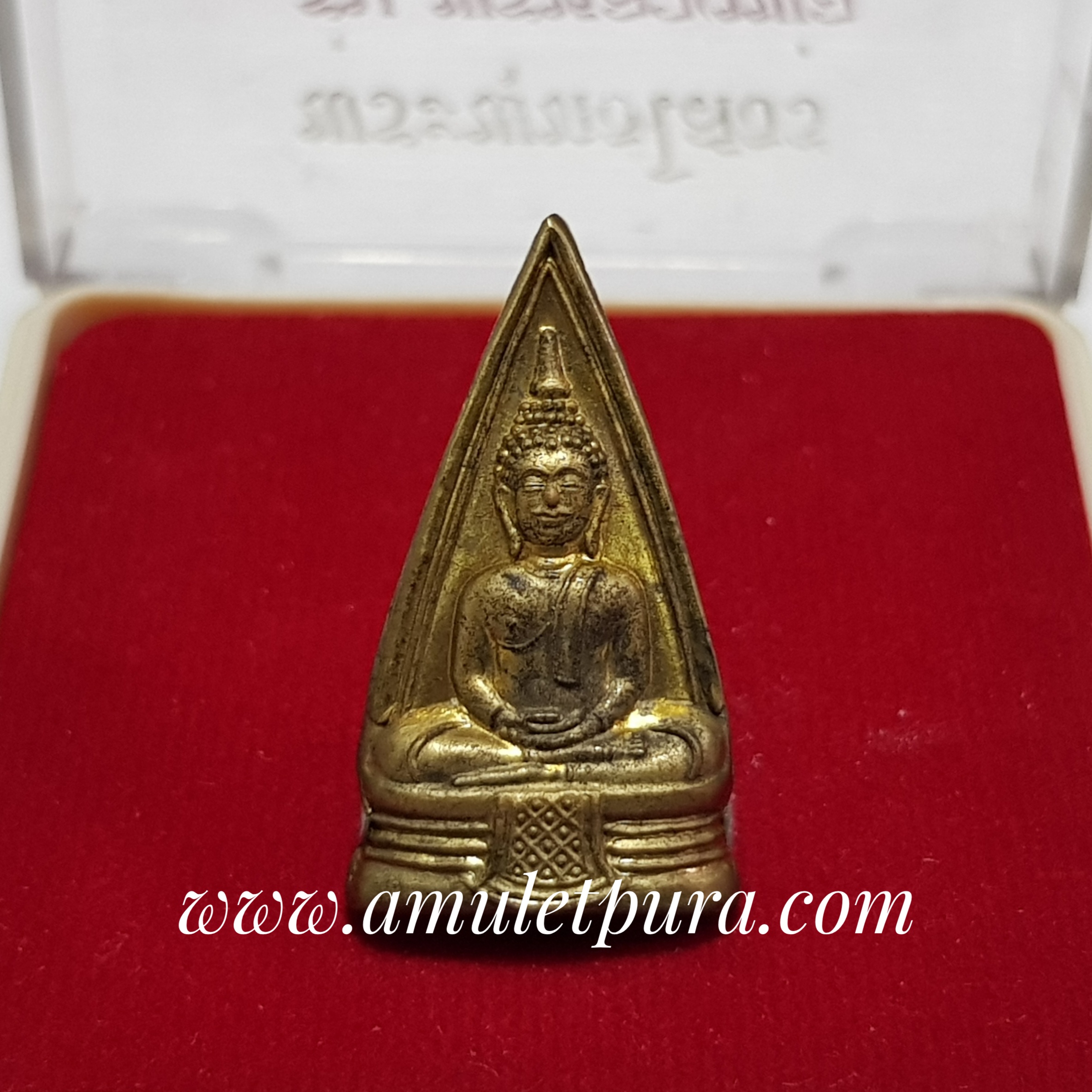 พระพุทธโสธร รุ่นพรหลวงพ่อ(พิมพ์สองหน้า)ปี51 วัดโสธรวรารามวรวิหาร จ.ฉะเชิงเทรา(โค้ด อุดผงใต้ฐาน หมายเลข12965)