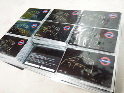 บัตรตัวอย่าง บัตรแถบแม่เหล็ก Hi-Co , Lo-Co คีย์ข้อมูลได้