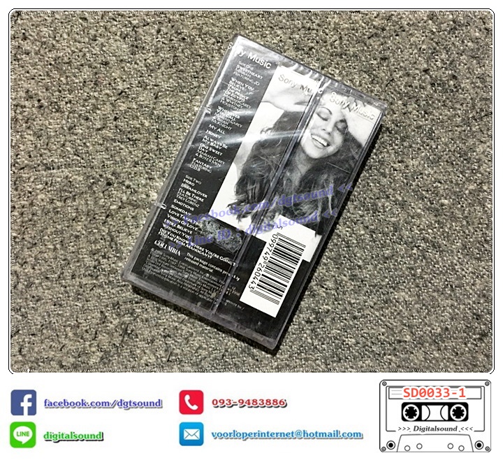 เทปคาสเซ็ท MARIAH CAREY อัลบั้ม 1's (ซีลมือหนึ่ง)