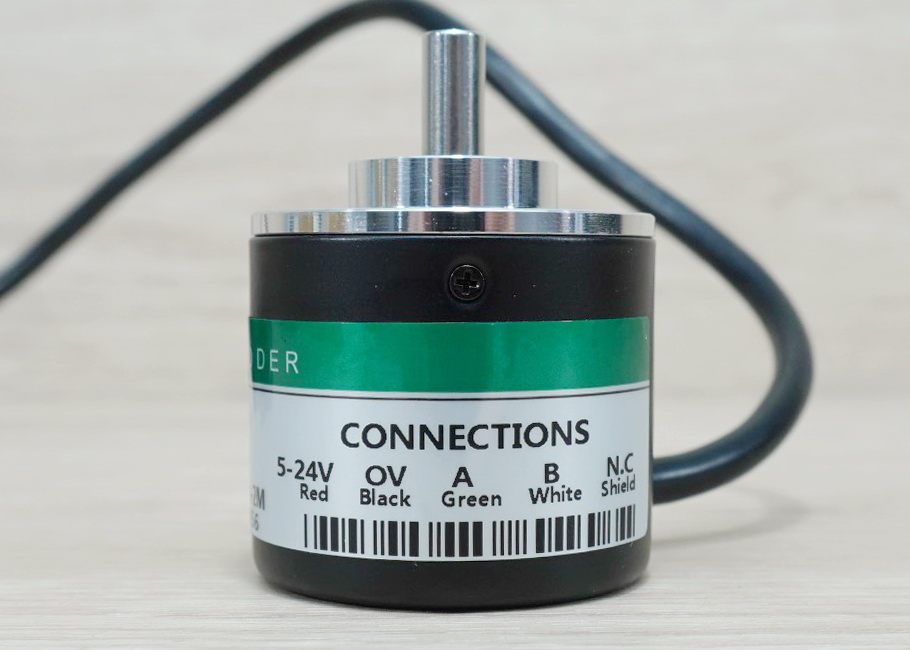 400P/R Rotary Encoder (GTS06-OC-RA400A-2M) Shaft 6mm, NPN, 5-24VDC, Cable 2M