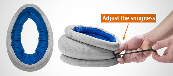 หมอนนกกระจอกเทศ Ostrich Pillow (แบบรัดหัว) หลับสบายทุกที่