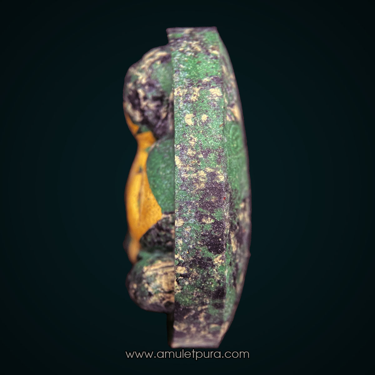 พระปิดตาจัมโบ้ 1 (เนื้อก้นครก หน้าปิดแผ่นทองคำแท้) ปี67 วัดโพธิ์ศรีสะอาดแกแปะ จ.กาฬสินธุ์ (มีโค้ด หมายเลข 69) หลวงปู่ศิลาอธิฐานจิต